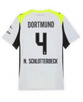 Günstige Borussia Dortmund Nico Schlotterbeck #4 Auswärtstrikot 2025-26 Kurzarm